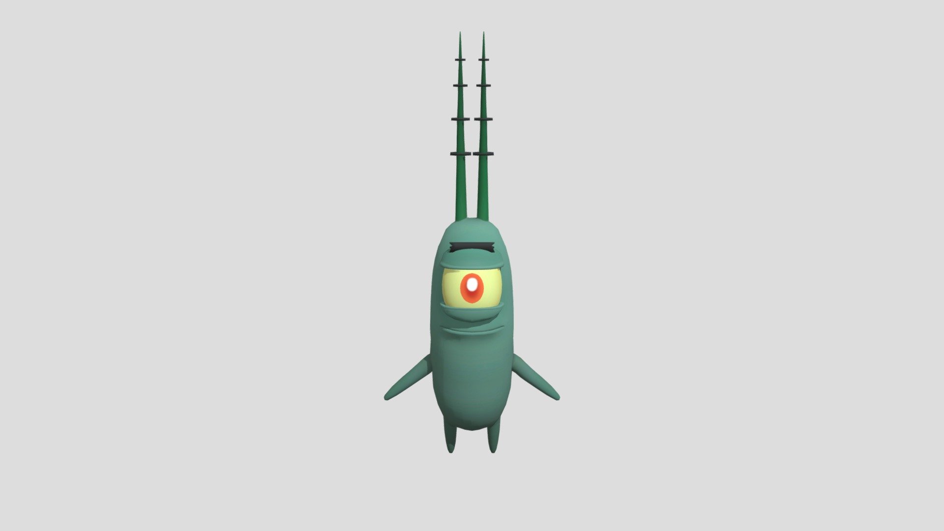 Plankton Spongebob Bfbbr Download Free 3d Model By Romyblox1234