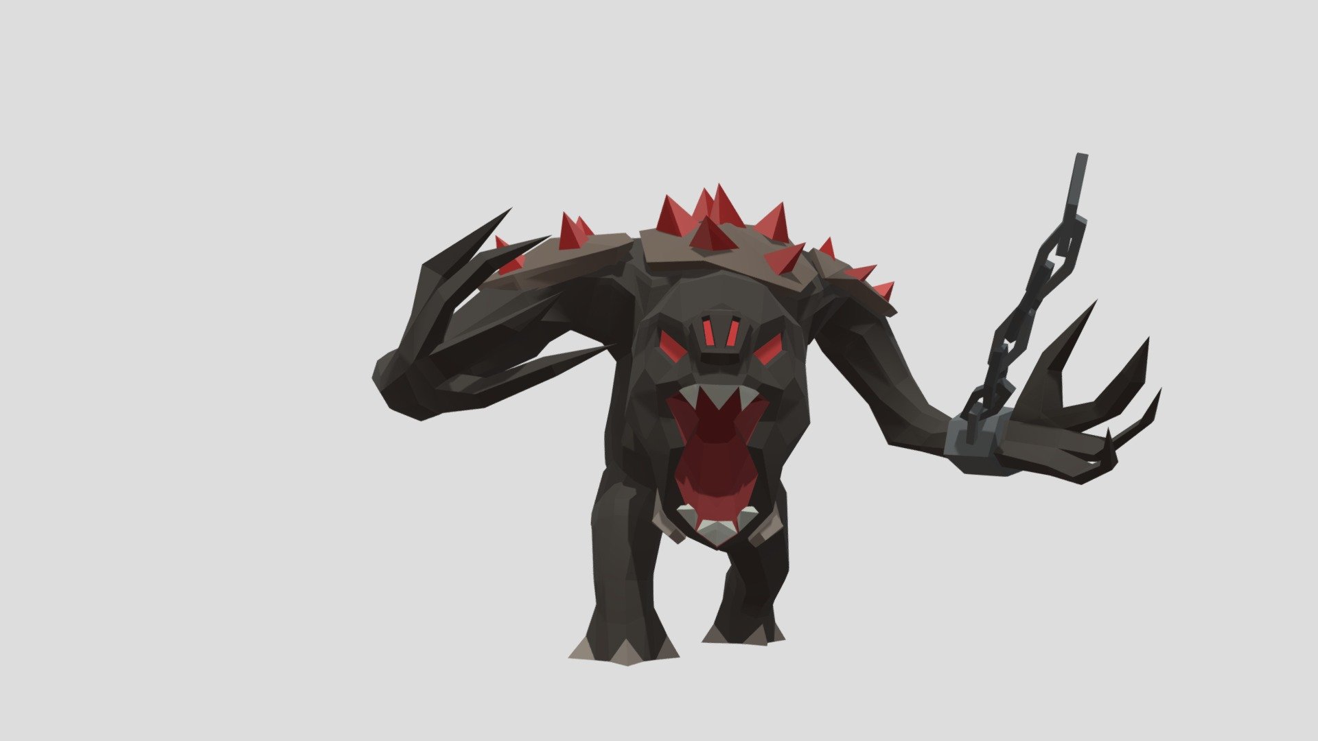 Rancor Roar Animation