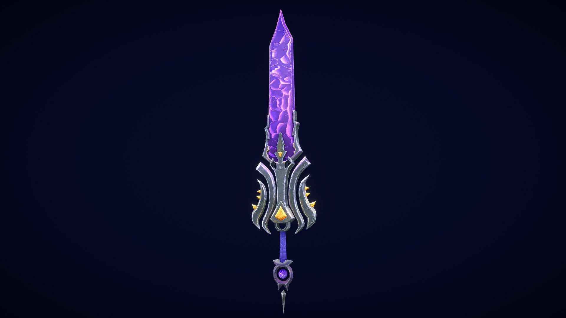 Crystal Sword - 3D model by Roman_Nilikovskii [4811459] - Sketchfab