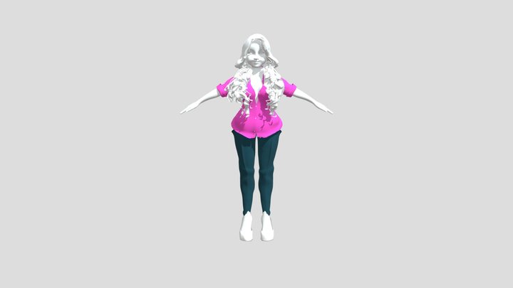 Sara female human 3D Model