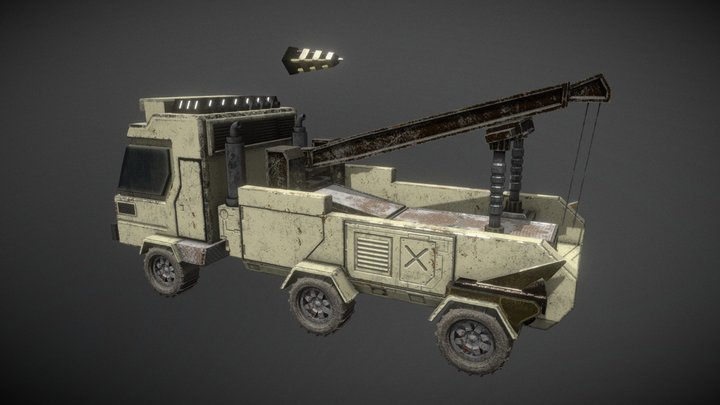 Remorqueuse_Desertland_Sen_Lai 3D Model