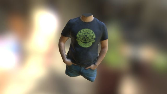 camiseta 02 3D Model