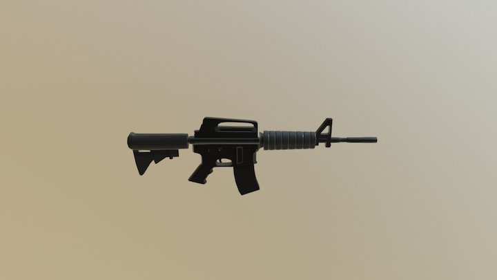 M4A1 Carbine Model 3D Model