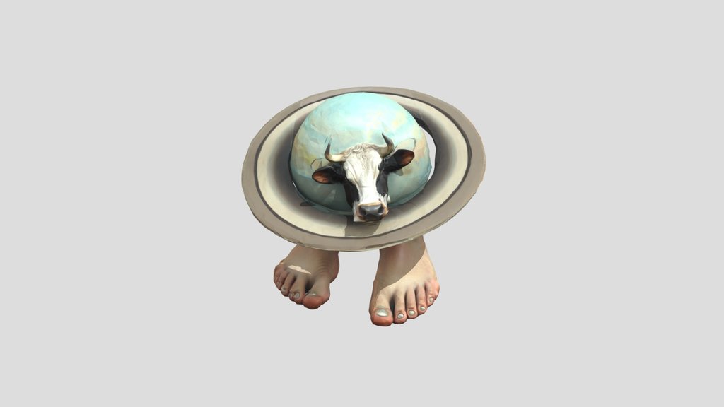 La vaca saturno satellita (Cowtellite Brainrot)