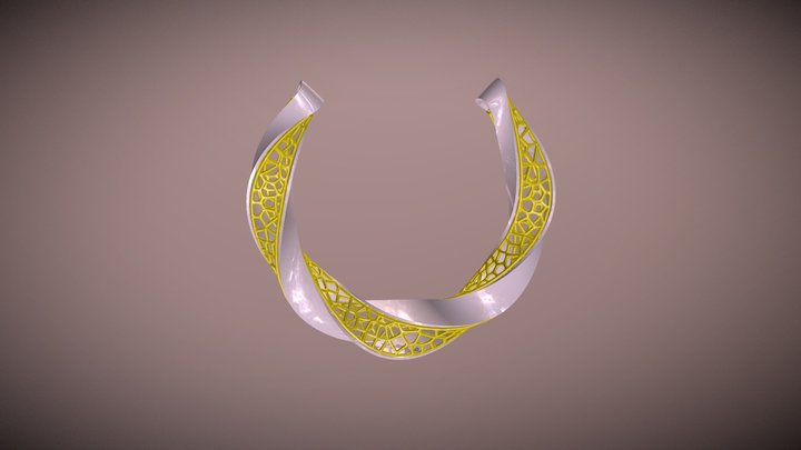 ALTER – CHMX | Möbius Necklace 3D Model