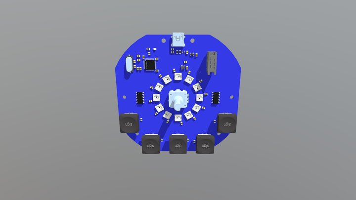 USBHM_LED v1 3D Model