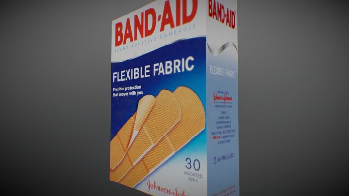 Band-Aid Strip_PBR 3D Model