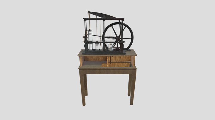 Máquina de vapor 3D Model