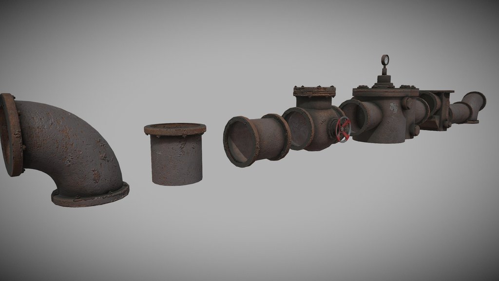 Pipe metalic metal - 14MB