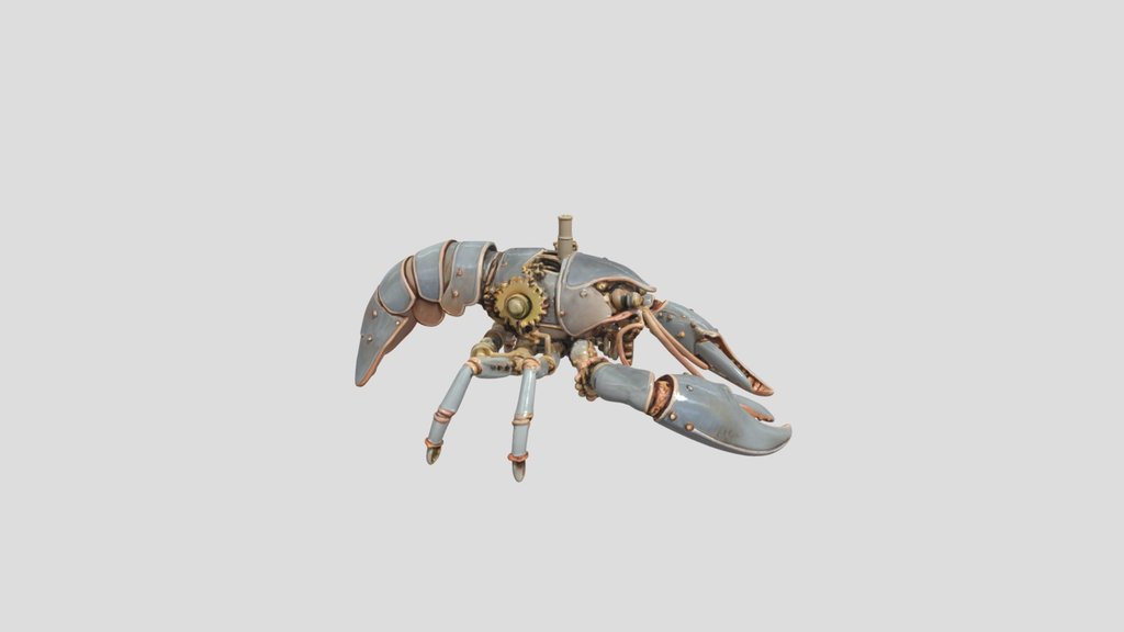Steampunk Mechanical Lobster