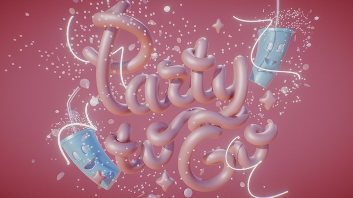 PARTY SKETCHFAB 2 3D Model