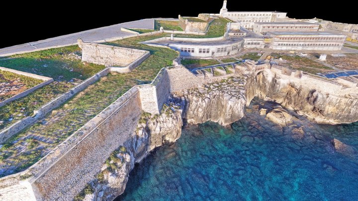 Fortress of Peniche, Portugal 3D Model