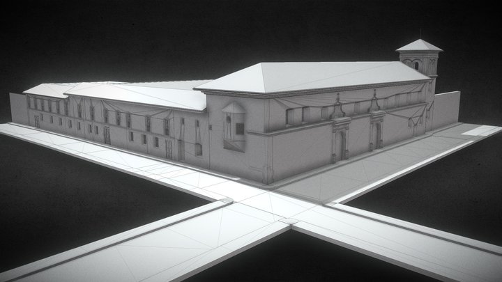 Claustro La Encarnación Popayán 3D Model