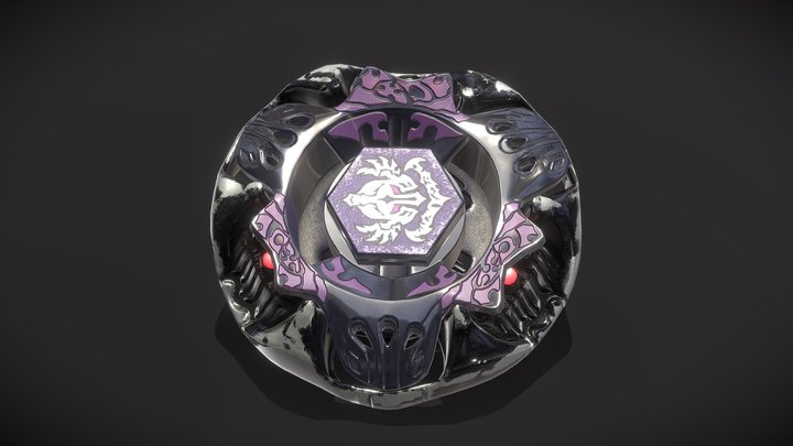 Gravity Destroyer - BeyBlade Metal Masters 3D Model
