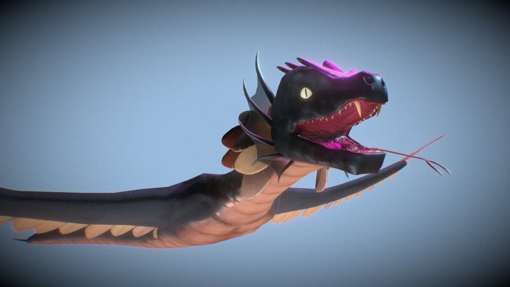 Couatl - Dungeons & Dragons | WIP 3D Model