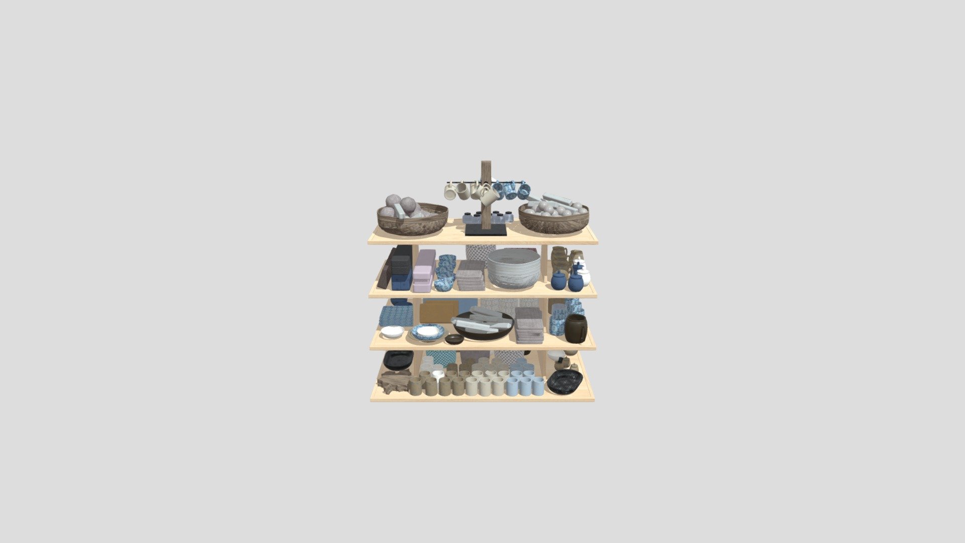 store fixtures 7 AM259 Archmodel - Buy Royalty Free 3D model by ...
