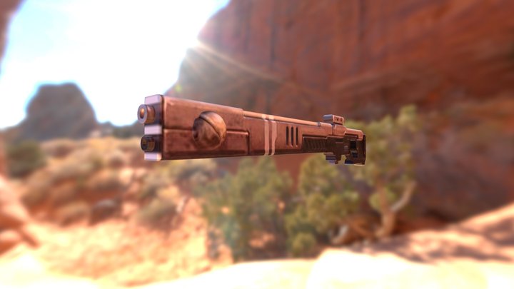Tau Rifle 3D Model