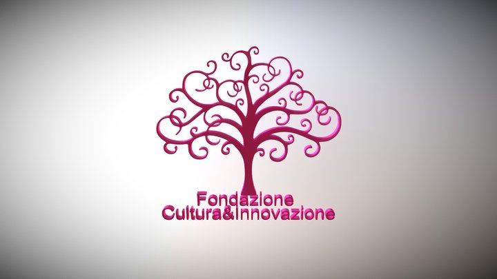 Logo Fondazione 3D Model