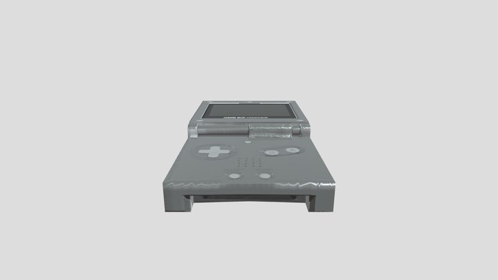 Game Boy - Clean Version 3D Model