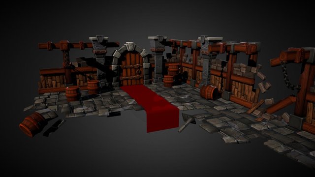 Dungeon project WIP 3D Model