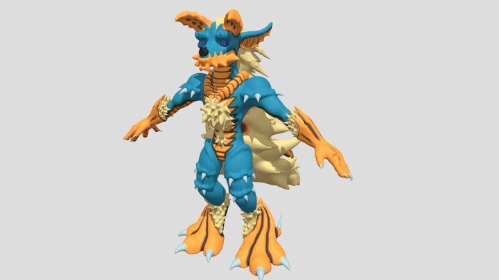 Zinoger avatar 3D Model