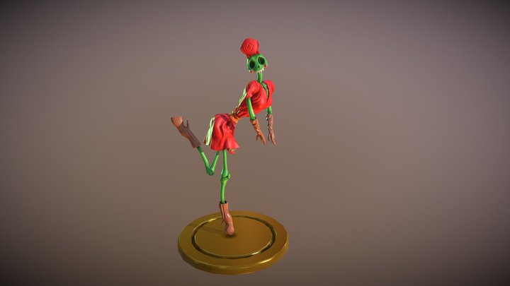 DeadNurse_SexyPose 3D Model