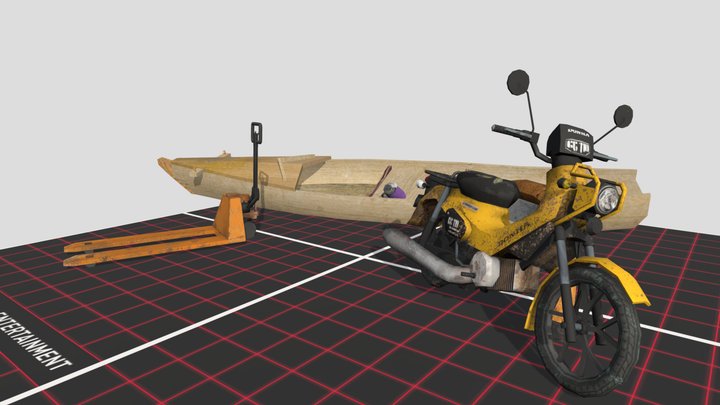 DAE 5 Finished props - By the ocean 3D Model