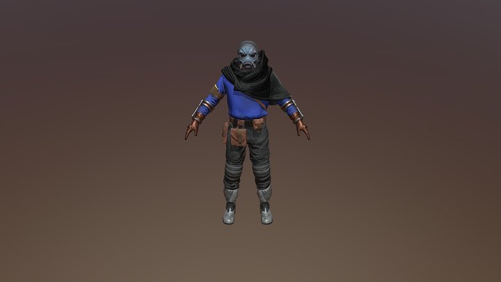 Pyke_Marksman_Walk – Modello 3D gratuito STL