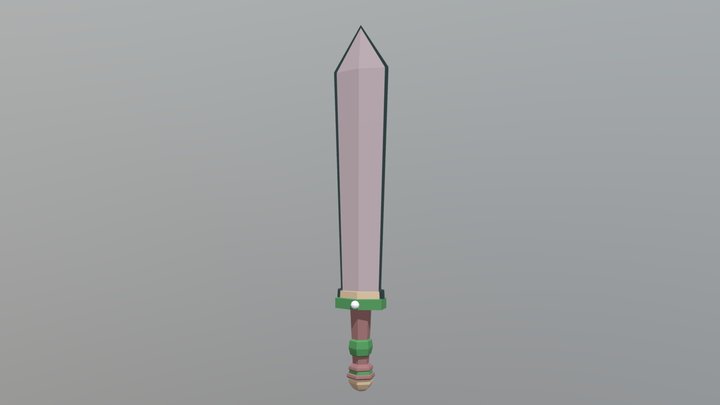 Tutorial Sword 3D Model