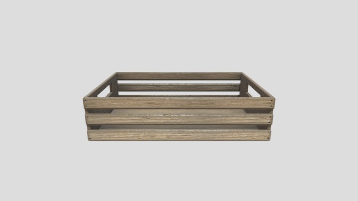 Crate 3D Model