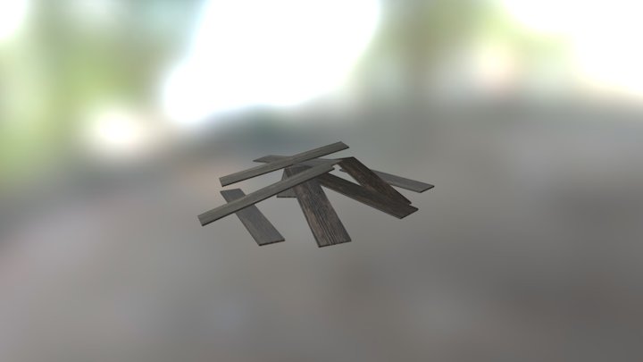 Pile of Wooden Board – Free 3D Model STL