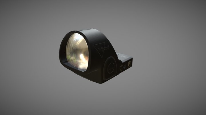 Trijicon SRO Reflex Sight 3D Model
