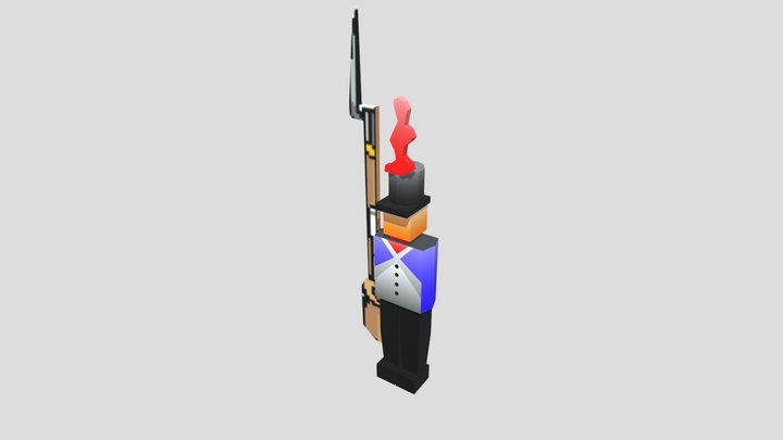 Napoleon Soldier 3D Model