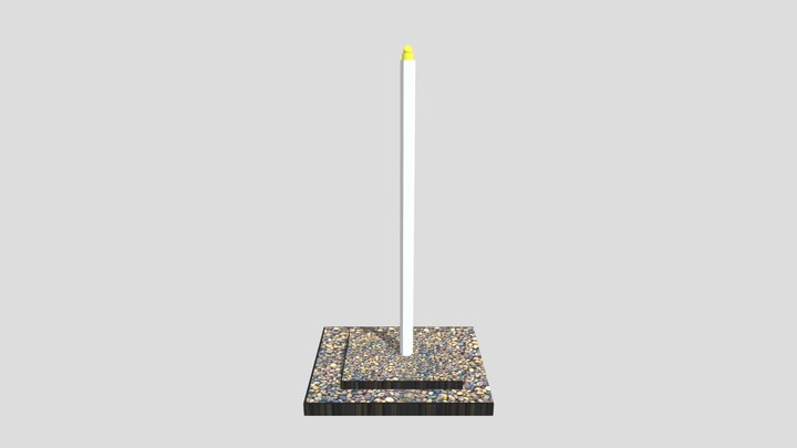 TIANG BENDERA 3D Model