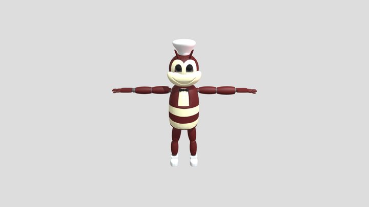 Red Fantasy Jolly Prototype by elygalar 3D Model
