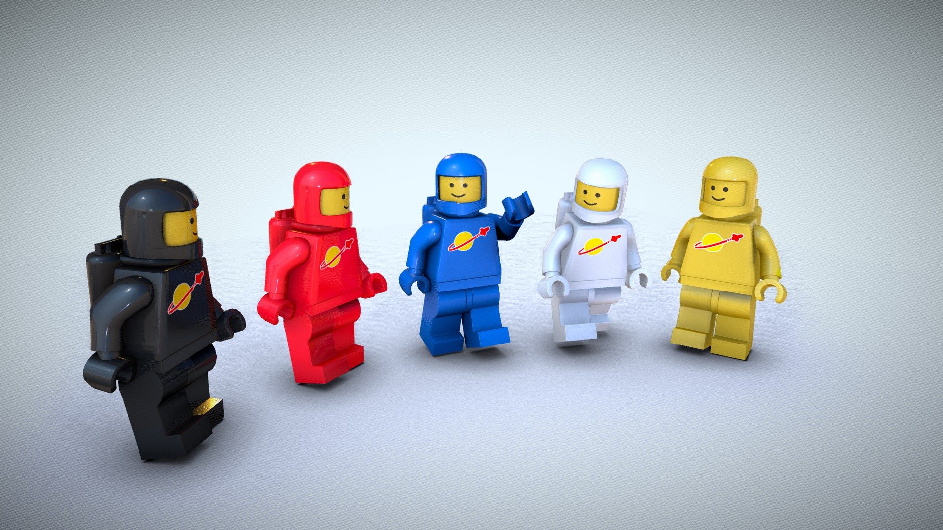 velgørenhed Tilfældig ristet brød 1980's Lego Spaceman Set - Buy Royalty Free 3D model by JCulley3D  (@jamesculley) [4823071]