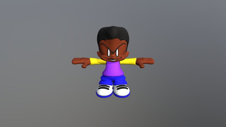 darnell-model-v2-pico-retexture-fnf-read-desc 3D Model