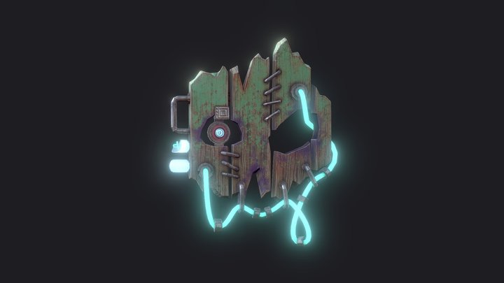Neon Mask 3D Model