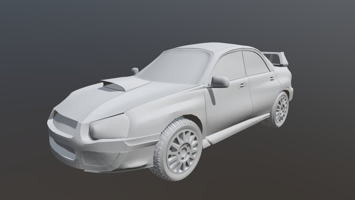 Subaru WRX 3D Model