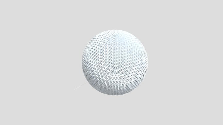 EPCOT Spaceship Earth Sphere 3D Model