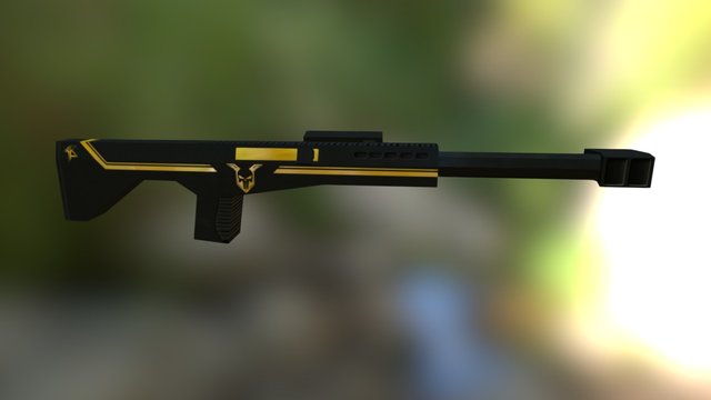 Brass Reign Grizzly 3D Model