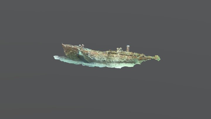 Tangat Patrol Boat, Coron 3D Model