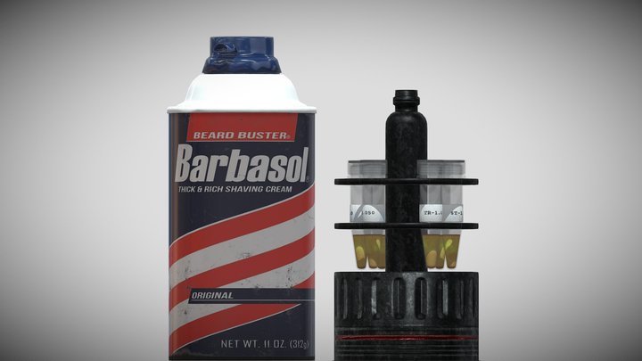 Jurassic Park Cryogenics Barbasol Canister – Kostenloses 3D-Modell STL