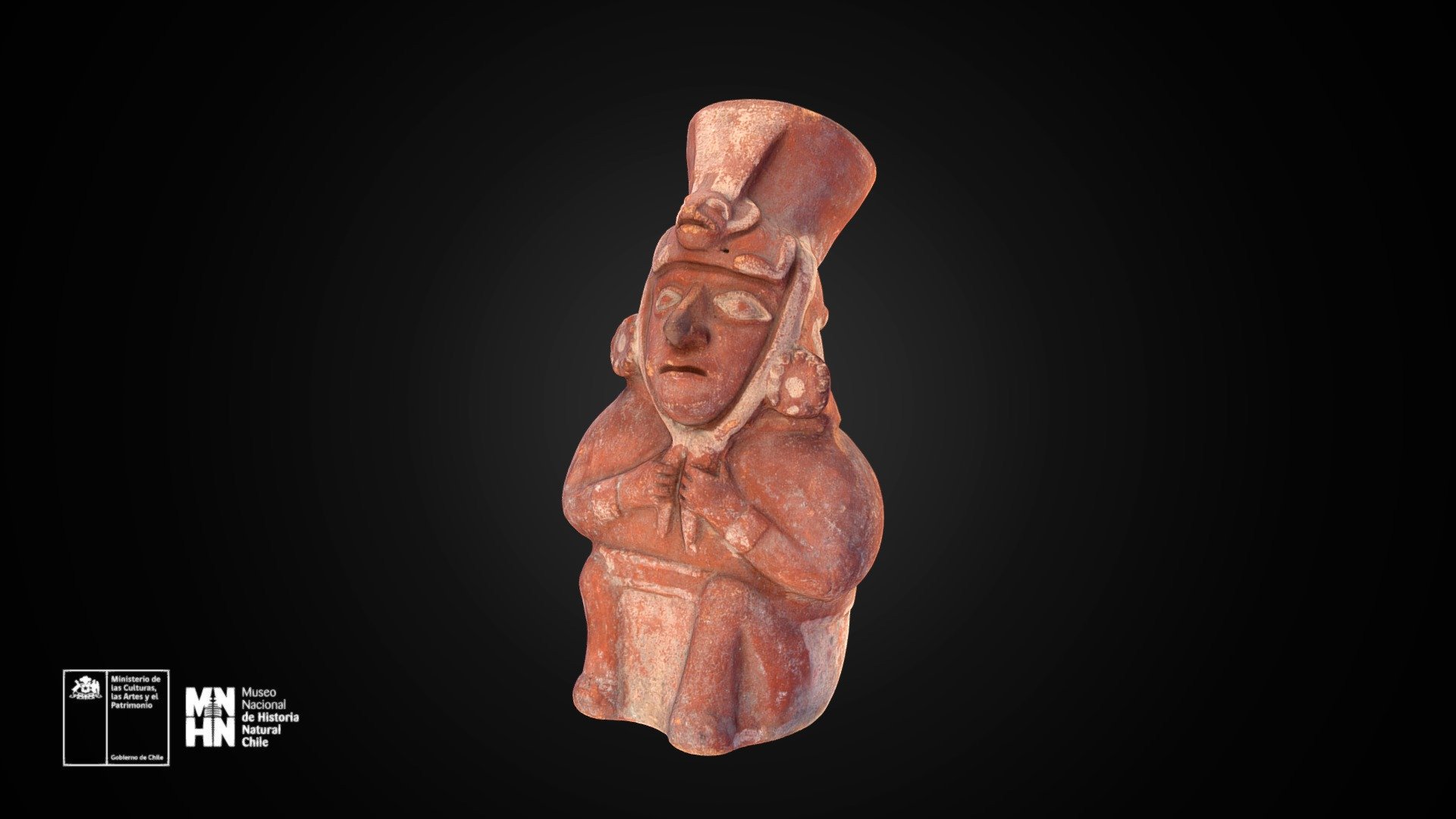 Vasija antropomorfa Moche — Sketchfab embed 3D viewer