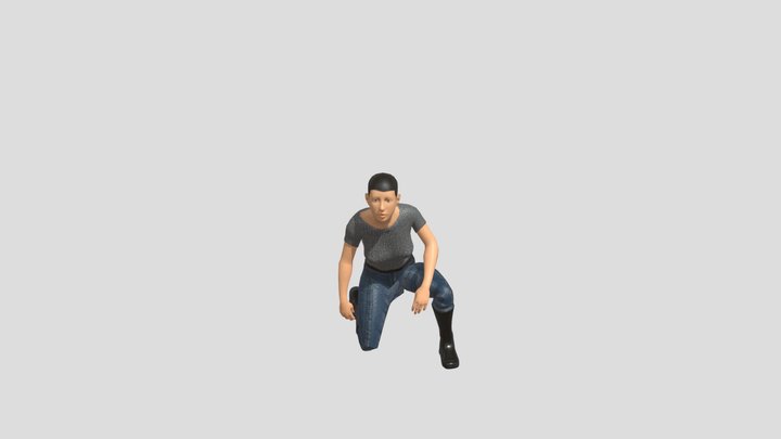 Crouch To Stand 3D Model