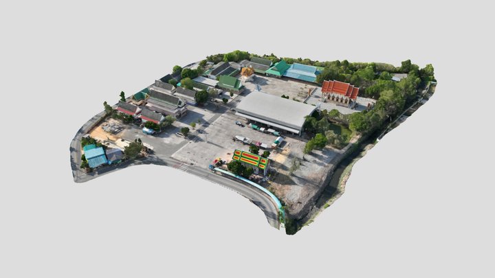 วัดดอนทอง ฉะเชิงเทรา 3D Model