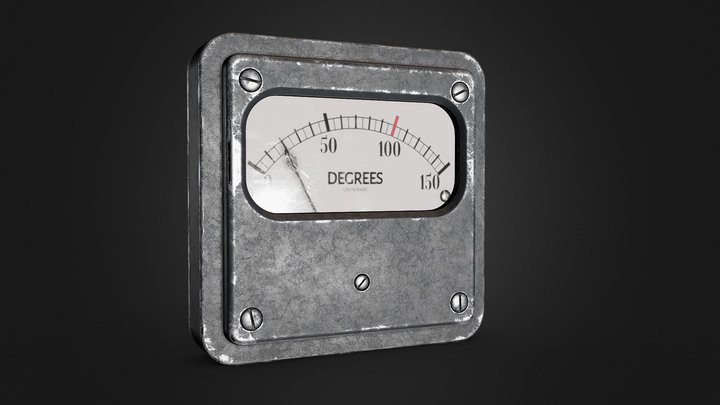 Temperture Gauge PBR Asset (Free Download) – Modèle 3D gratuit STL