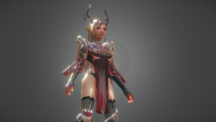SIN-demongirl 3D Model