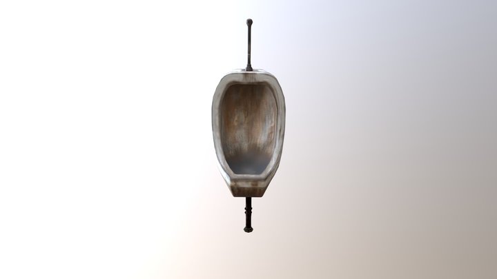 Silent Hill 2 Urinal Toilet Dirty 3D Model