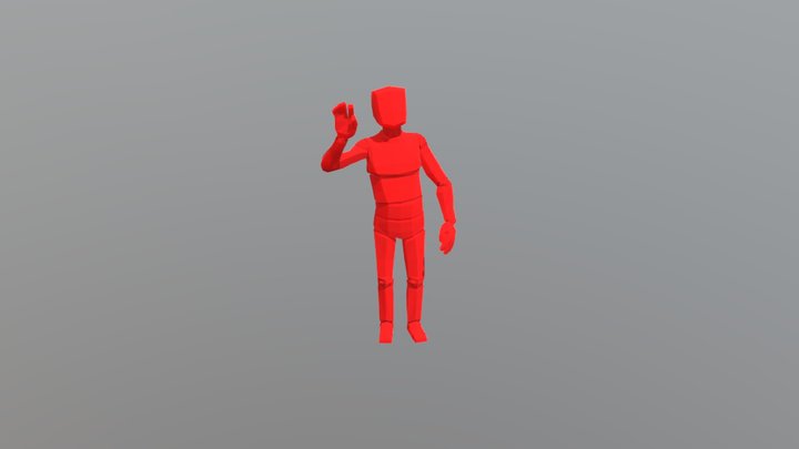 1v1.lol waving 3D Model